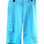 IZOD Blue Women’s  XPG Capris with Belt 8 Photo 0