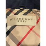 Burberry Brit Jacket Lightweight navy blue with zippered hood Size 8 Photo 3