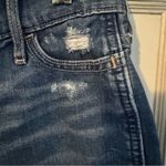 Hollister  Jean Shorts Womens Size 0 High Rise Cuffed Blue Denim Photo 1