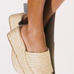 Princess Polly  Barbados Sandals Natural Espadrille Platforms NWOT No Box Photo 0