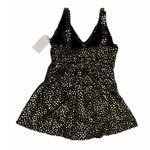 NEW Swimsuits For All Womens Black and Gold Swim Dress Skirted 63 Photo 5