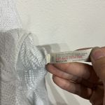 Free People Intimately White Textured Mock Neck Bodysuit Sz M Photo 6