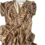 ASTR NWOT The Label Tayla Tiered Maxi Dress S Ruffle Cream Mauve Ditsy Floral Photo 4