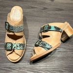 FREEBIRD by Steven Caprice heeled sandals in turquoise multi size 8 Photo 0