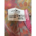 Natural Life  Women's Carina Mesh Top Floral Print Button Front Boho Retro Y2k L Photo 5