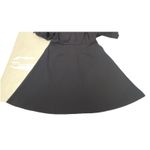 Talbots  Ponte Knit Fit & Flare Dress Size 14 Navy Blue Career Classic Stretch Photo 7