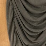 Side ruched olive /army green dress sz S Photo 1