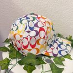 Coach  Rainbow Signature Baseball Hat CJ714 Photo 1