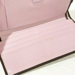 Coach  Julia Oh Snap Back Patent Brown Wallet Checkbook Multi Card Slot Photo 4