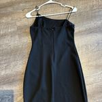 Boutique Black Mini Dress With Slit Photo 3