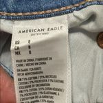 American Eagle NWT Low-Rise Baggy Short Light Blue Jean Shorts Stretch Size 8 29 Photo 7