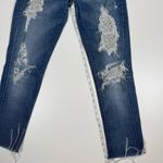 7 For All Mankind Roxanne Distressed Denim Blue Jeans Women’s Size 26 Skinny Fit Photo 6