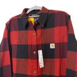 Carhartt  Women's Rugged Flex Loose‎ Fit Midweight Flannel Long-Sleeve Plaid Photo 1