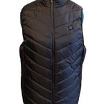 Straight Fit USB Rechargeable Black Puffer Vest Size L Photo 0