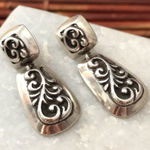 Brighton  Large Drop Earrings one post is loose Photo 0