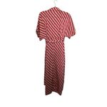 SheIn  Clasi Allover Print Batwing Sleeve Belted Shirt Maxi Dress Size S Photo 5