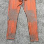 Zyia  Active Orange Blue Weave Light 7/8 Leggings High Waisted Workout Size M Photo 8