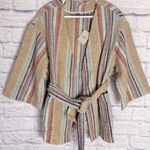 Faherty  Mykonos jacket surfrider stripe medium NWT Photo 1