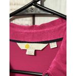 Boden Dart Viscose Satin Detail Fitted Long Sleeve Blouse Shirt Pink Size 6R Photo 3