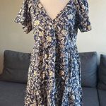 Old Navy V-Neck Tiered Floral Mini Swing Dress for Women Photo 1