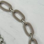 Reversible Coral Taupe Y2K Chain Link Belt One Size (OS) ✨ Silver Photo 7