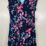 Signature by Robbie Bee Blue and Pink Asymmetrical Sundress Size XL Photo 0