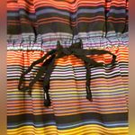 Athleta Havana Spaghetti Strap Rainbow Striped Elastic Waist Maxi Dress Size S Photo 3