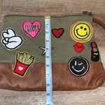 American Eagle  Outfitters Zipper Clutch Purse Cosmetic‎ Bag Army Green Photo 7