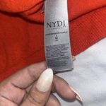 NYDJ  NWT Linen Blend Orange Knit Tank Top Small Photo 5