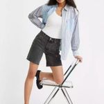 Levi's 501 90s Shorts Womens 24 Black Distressed Denim High Rise Frayed Hem New Photo 0