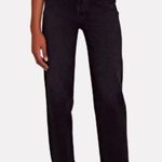 RE/DONE Womens High-Rise Straight Leg Black Denim Jeans Size 29 Photo 6