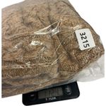 Lands End Sweater Womens XL 18 Tan Cable Knit Mock Neck Wool Blend Fisherman Brown Photo 12