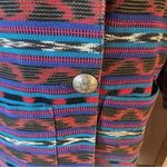 Neiman Marcus Vintage 90’s  Mexican Serape Woven Jacket. Size‎ Medium Photo 1