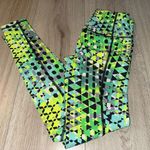 Victoria's Secret  sport knockout Green Yellow Geometric Leggings tights Photo 0