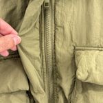 Ci Sono Women's Olive Green cropped Puffer padded Jacket L fall winter casual Photo 9