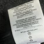 BCBGMAXAZRIA  Double Faced Wool & Lamb Leather  Sleeves Open Front Black Coat XXS Photo 5