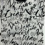 Joseph Ribkoff Short Sleeve Black White Sequin Graffiti Print Tee Size 4 Photo 1