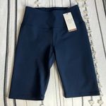 nwt // calia essential high rise ribbed bike shorts 10” Blue Size XS Photo 1