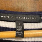 White House | Black Market NAUTICAL WHBM lightweight sweater with ruffle sleeve Size S Photo 3