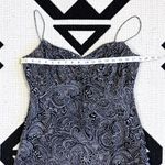 Ann Taylor Factory Paisley Print Silk Midi Slip Dress Size 10 Photo 3