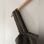 Aerie NEW!  Women's Olive Green Crochet Bralette Crop Top Photo 4