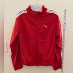 Puma  Vibrant Red Zip-Up Jacket/Sweatshirt Photo 0