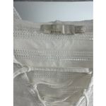 prAna  Top Womens Large Brown Striped Gauzy Hooded Pullover Tie Waist Pocket‎ Photo 3