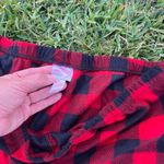 Red and Black Plaid Pajama Pants Size XL Photo 1