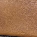 Dooney & Bourke Vintage Norwalk Leather Bucket Shoulder Bag Dark Tan / Lt Brown Photo 5