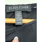 Eileen Fisher Sleeveless Bateau Neck Organic Cotton Dress Sz PS PP Black Pockets Photo 4