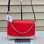 Kate Spade Carson Colorblock Convertible Crossbody Purse - Red Multi Photo 2