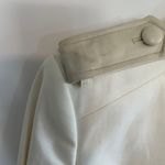 Rachel Zoe Vintage Cream Leather Moto Jacket Size 2 Photo 3