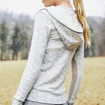 Free People  MOVEMENT Markle Mesh 1/2 Zip Hoodie, Heathered Gray Pink M Photo 3