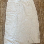 Reformation  100% Linen Faux Wrap MIDI Skirt 8 Photo 0